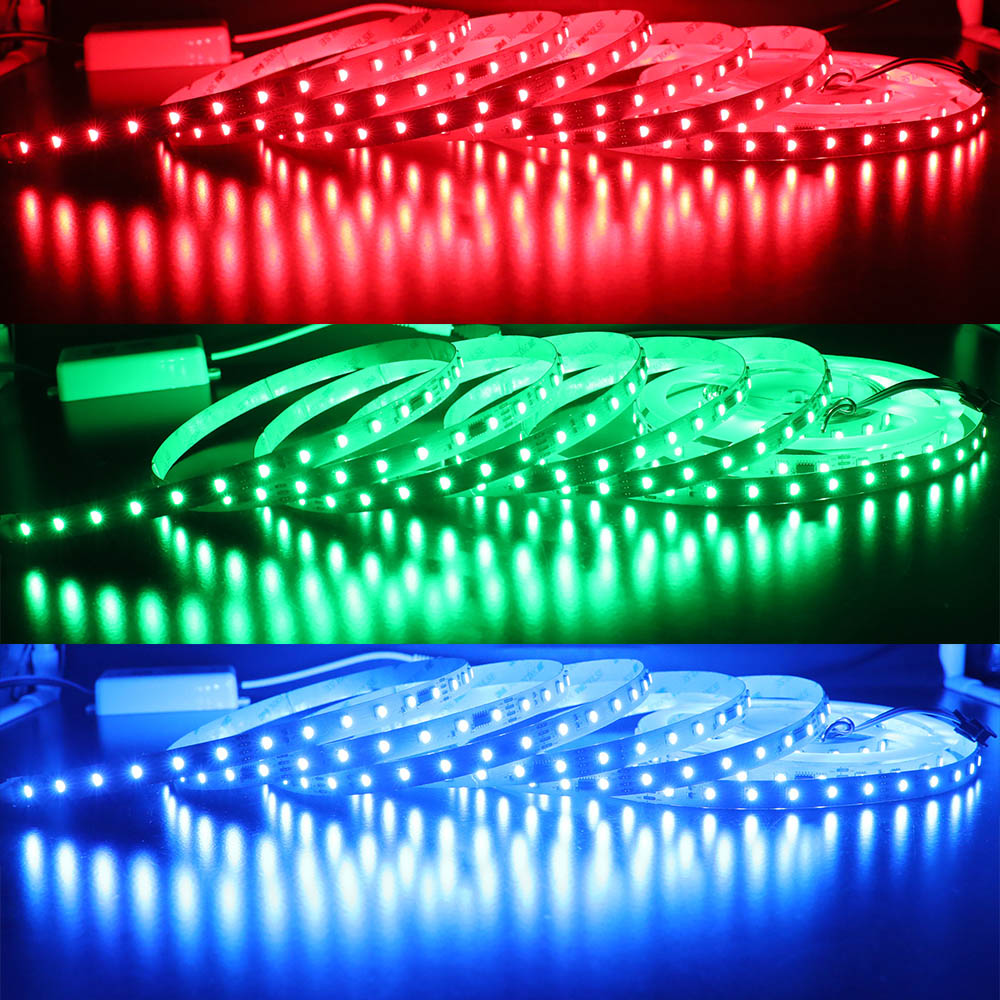 DC12/24V WS2814 External IC RGBW 16.4Ft 300LEDs Breakpoint Resume Addressable LED Strip Lights DC12/24V WS2814 External IC RGBW 16.4Ft 300LEDs Breakpoint Resume Addressable LED Strip Lights